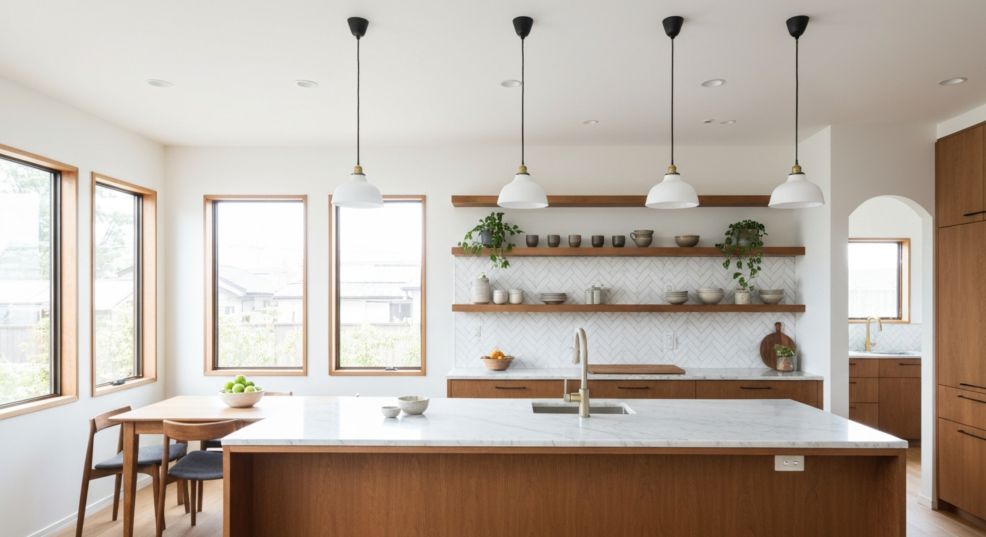 リノベーション後のモダンな空間